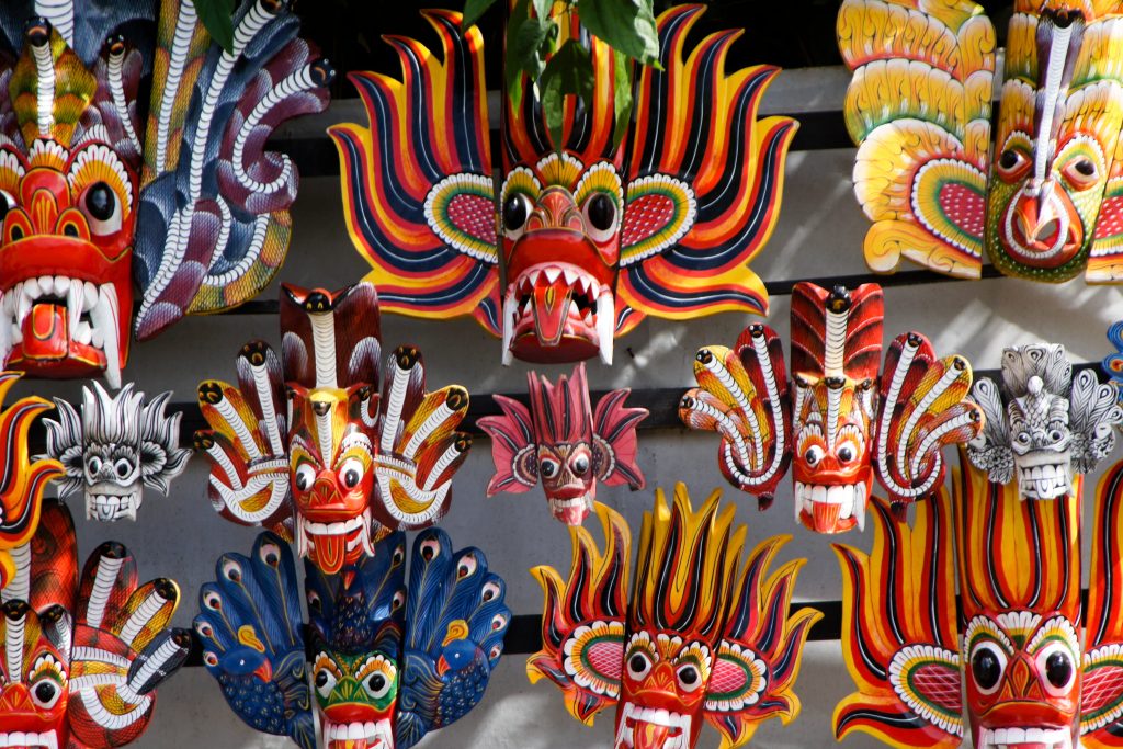 Ariyapala Mask Museum, Sri Lanka, Traditional Masks, Cultural Heritage, Mask Making, Folk Art, Wesmuhunu Masks
